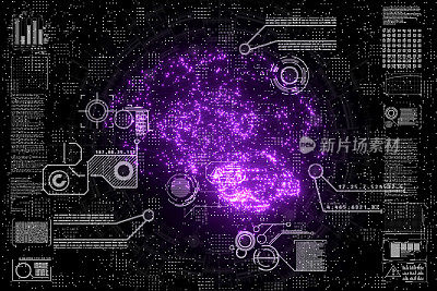 Neural Networks Circuitry Close Up